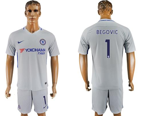 Chelsea #1 Begovic Sec Away Soccer Club Jersey